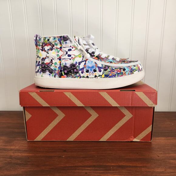 Billy Size 6W Kids Lilia's Eye Candy Classic DJR II High Tops Easy Access Shoe - Picture 12 of 13